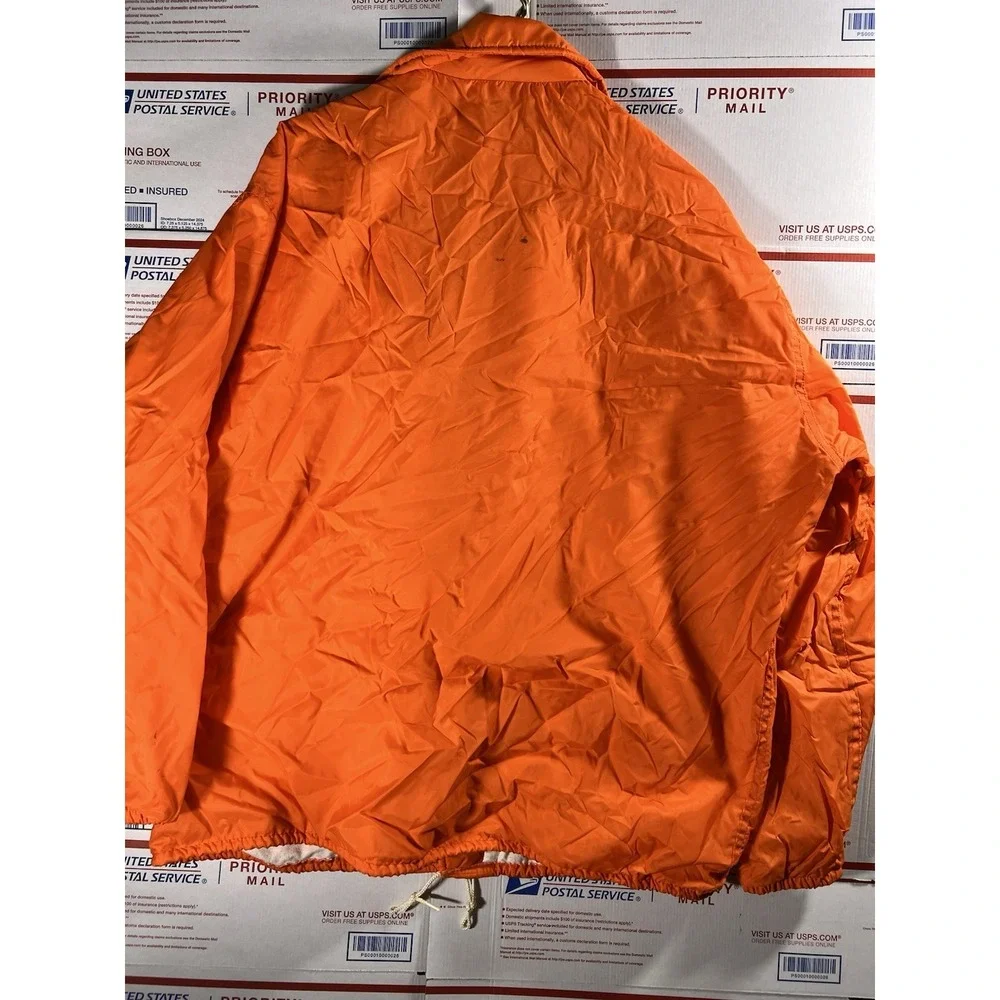 VTG‎ 70s 80s SUNKIST Soda Orange Lined Jacket XL Pla-Jac By Dunbrooke RARE